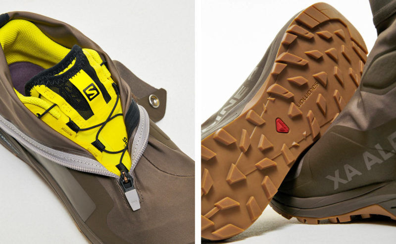 Pas Normal Studios, PNS x Salomon XA-Alpine 2 boots, details