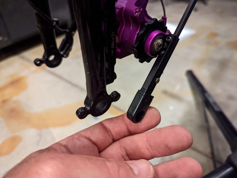 Portland Design Works Full Metal Fenders with no disc adaptor kit