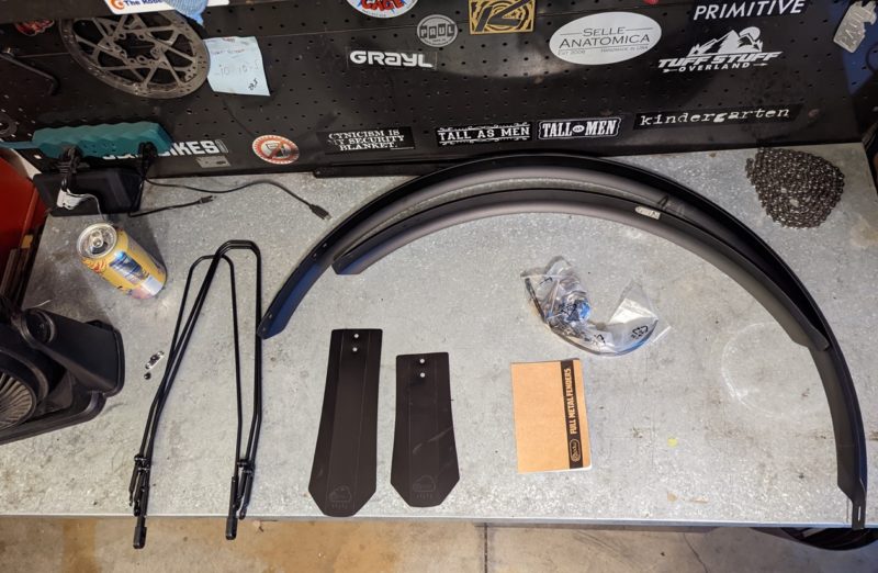 Portland Design Works Full Metal Fenders what they came with