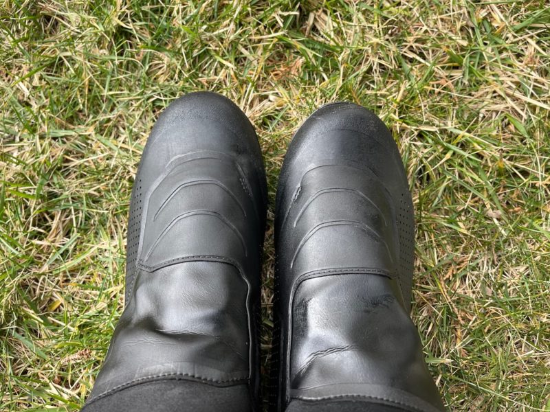 Shimano MW702 Winter Shoes toe box and forefoot