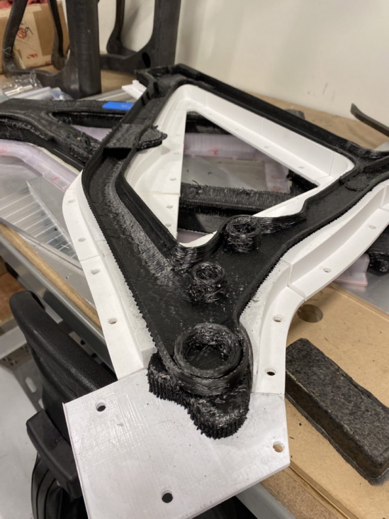 Revel Rodeo frame in mold