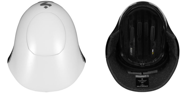 Sweet Protection Redeemer 2Vi aero TT bike helmet top and bottom view
