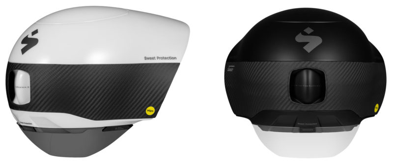 Sweet Protection Redeemer 2Vi aero TT bike helmet closeup details
