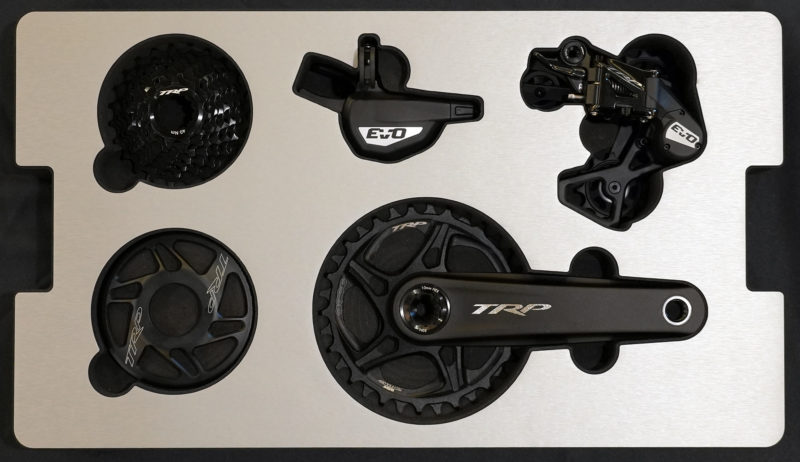 TRP EVO7 group with black finish
