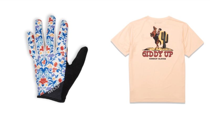 berms and backsplashes glove and t-shirt