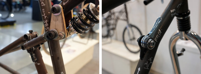 Fronbital prototype suspension gravel bike frame
