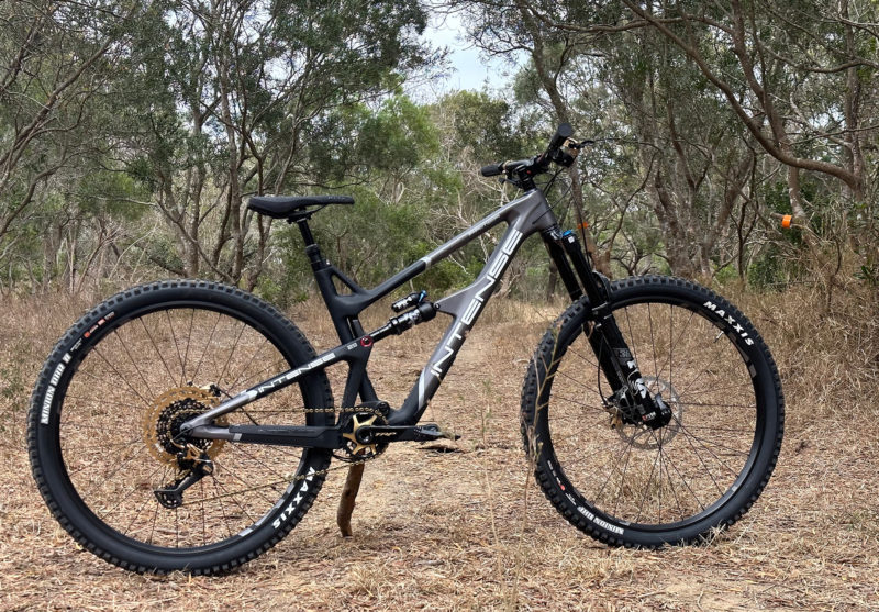 intense primer mountain bike with TRP EVO drivetrain group