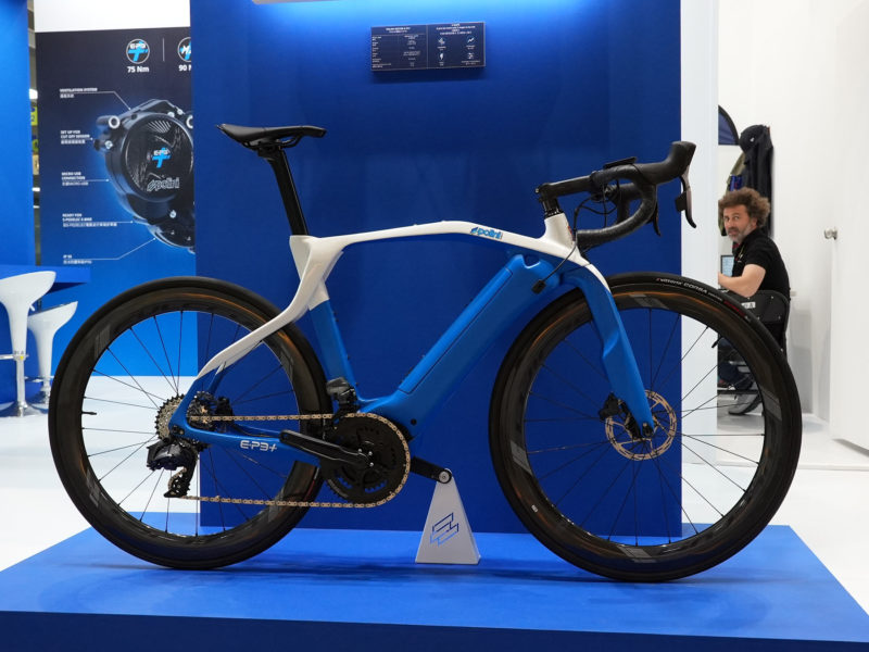 Polini e-bike motor on Santillo road bike