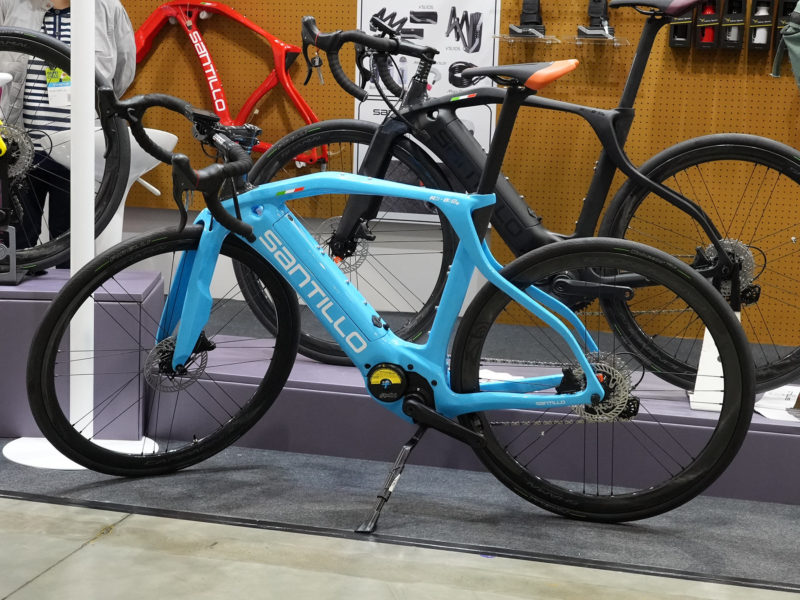 Polini e-bike motor on Santillo road bike