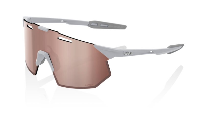 The HYPERCRAFT SQ in Matte Stone Grey - HiPER Crimson Silver against a white background