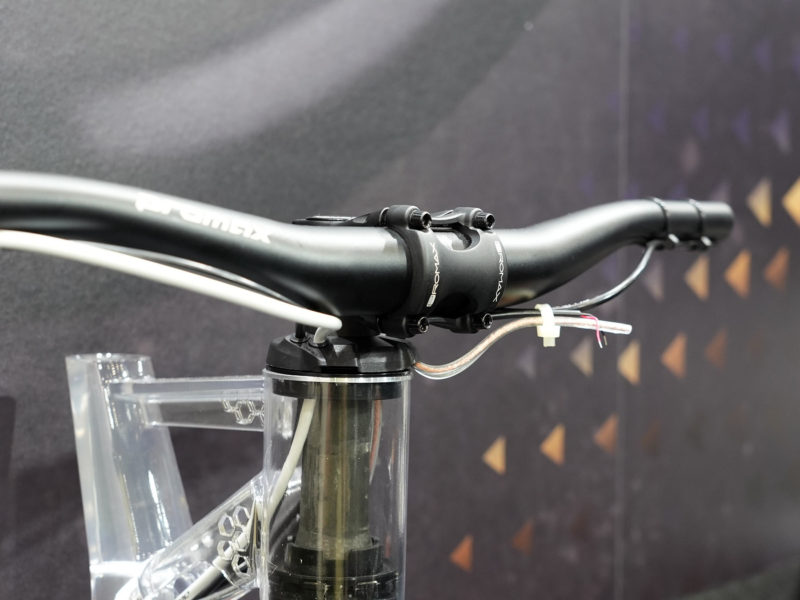 Token M-Box stealth headset for running internal cables on mountain bikes