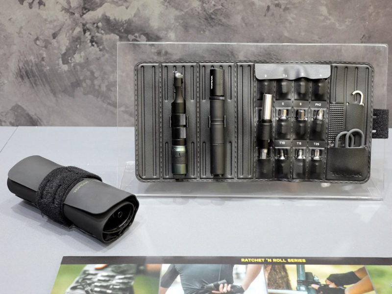 Topeak Ratchet 'n' Roll tool pouch with Allen bits and torque wrench
