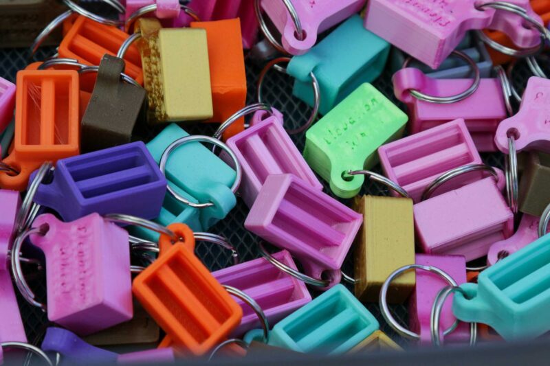 3D Printed keychain