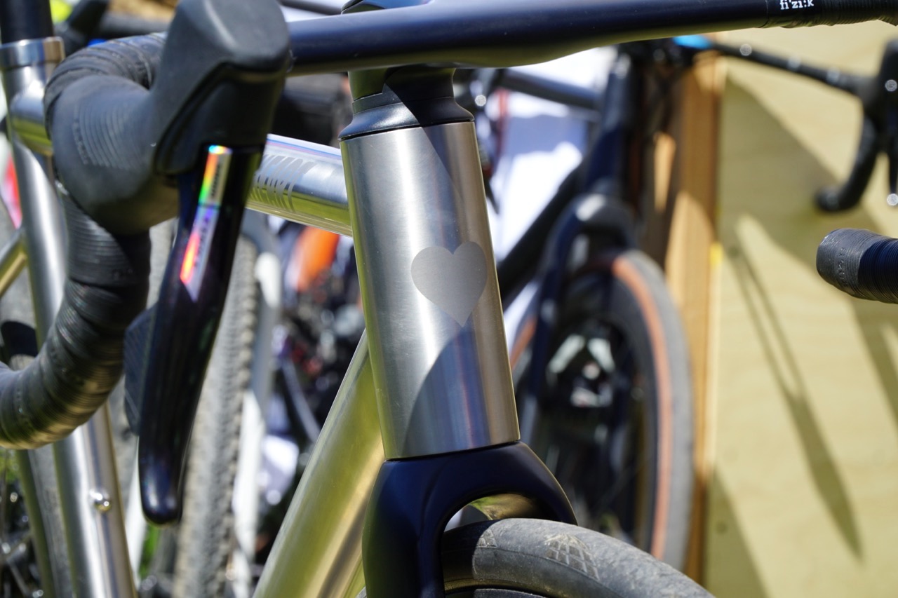 Blackheart Bike Co. Road Ti headbadge