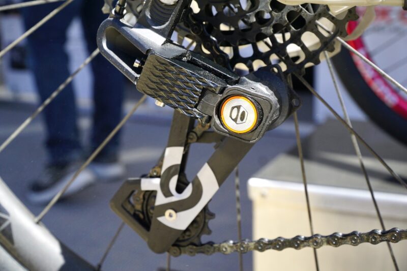 Box Components Box One rear derailleur mounted from the side