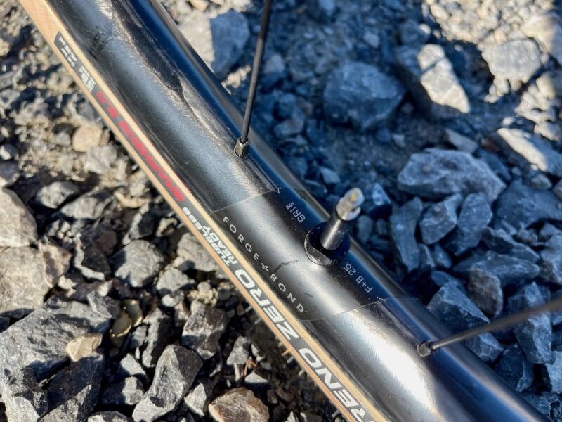 Forge+Bond Wheel Review Carbon valve