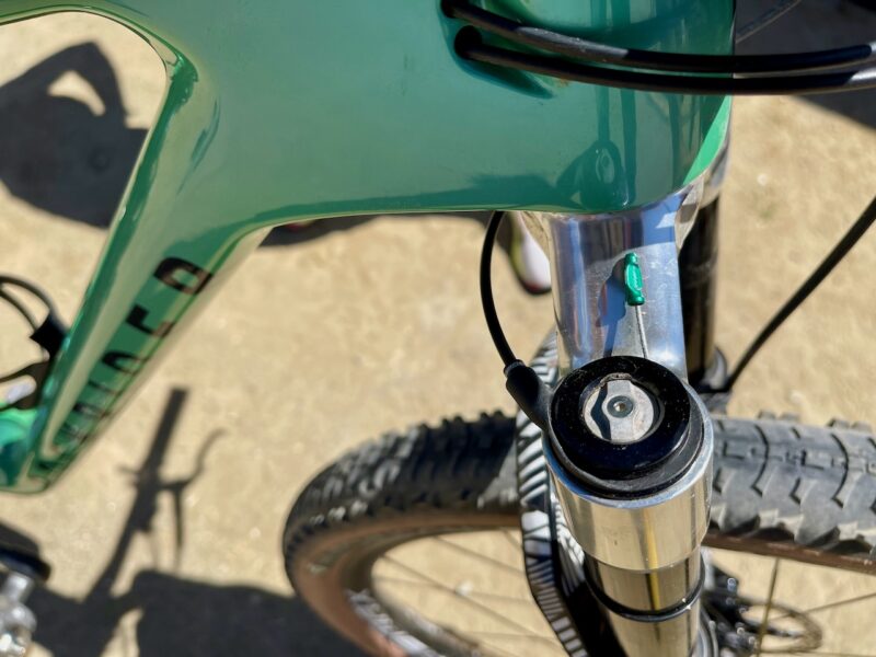 Pro Bike Check Silvia Blunks RockRider with Protoype Manitou fork lockout