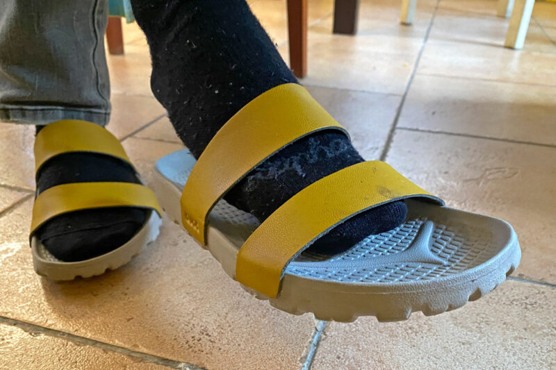 n Tourer XC mountain bike & gravel race shoes, new AL_TERRAIN sole vs. original GravelGrip tread