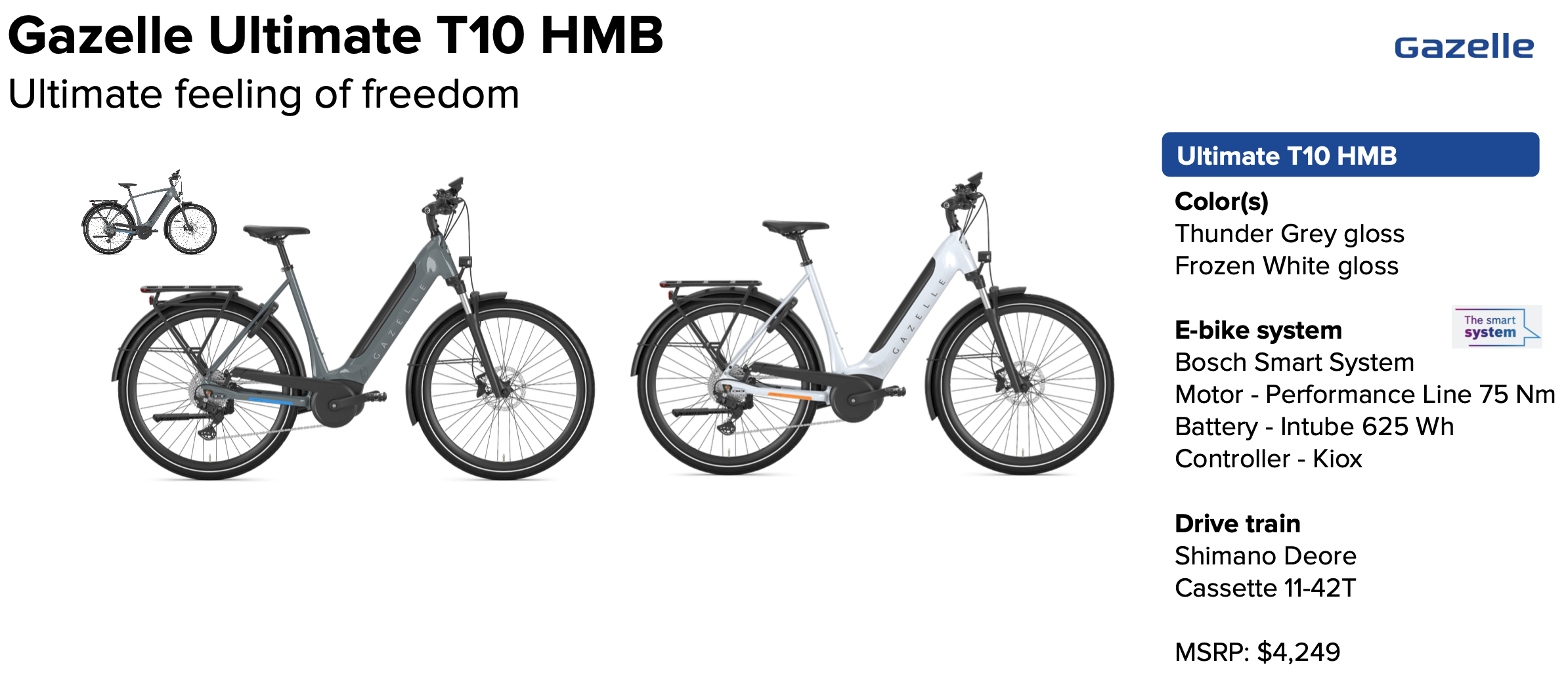 Gazelle Ultimate T10