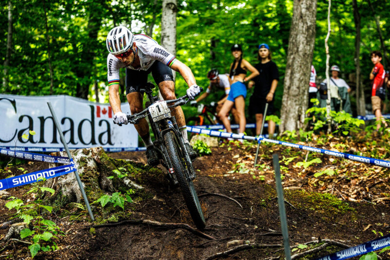 nino schurter test pilot maxxis severe mtb xc tire wet conditions world cup racing