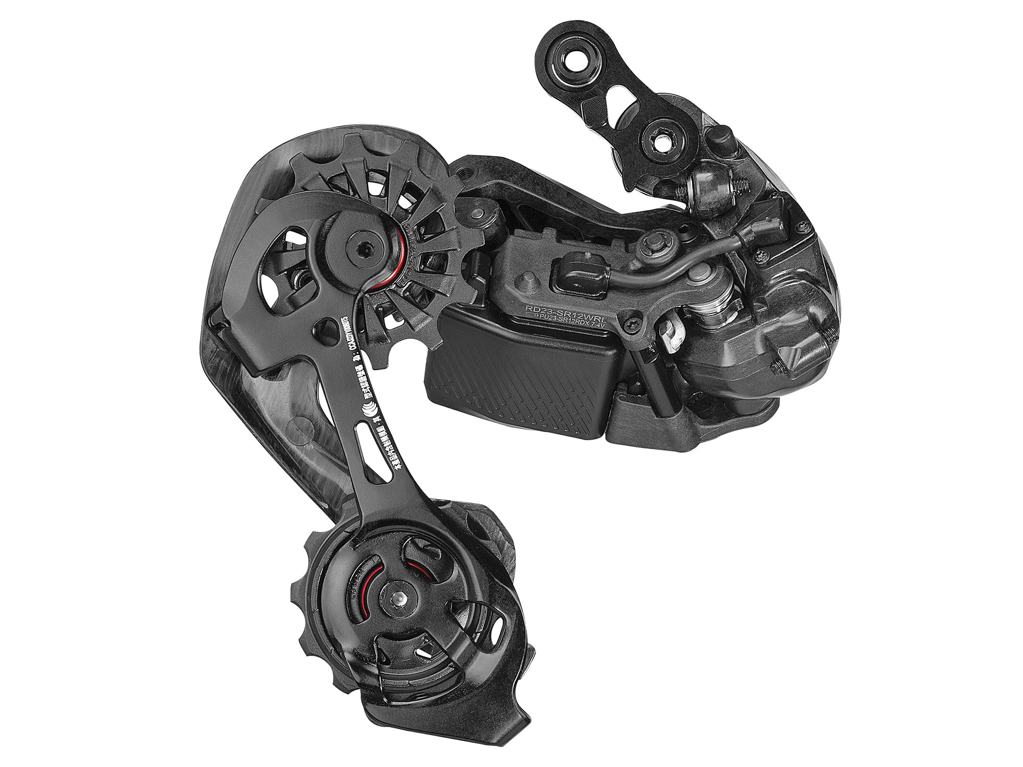 2023 Campagnolo Super Record Wireless gruppo, electronic-shift hydraulic disc brake 12-speed road bike drivetrain, rear derailleur backside