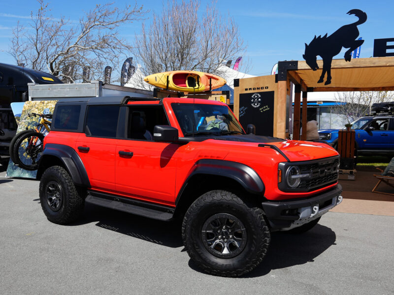 2023 ford bronco raptor SUV in red