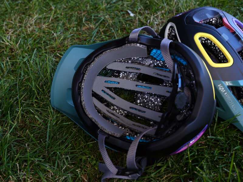 kali recycled and upcycled bicycle helmets made from post industrial waste