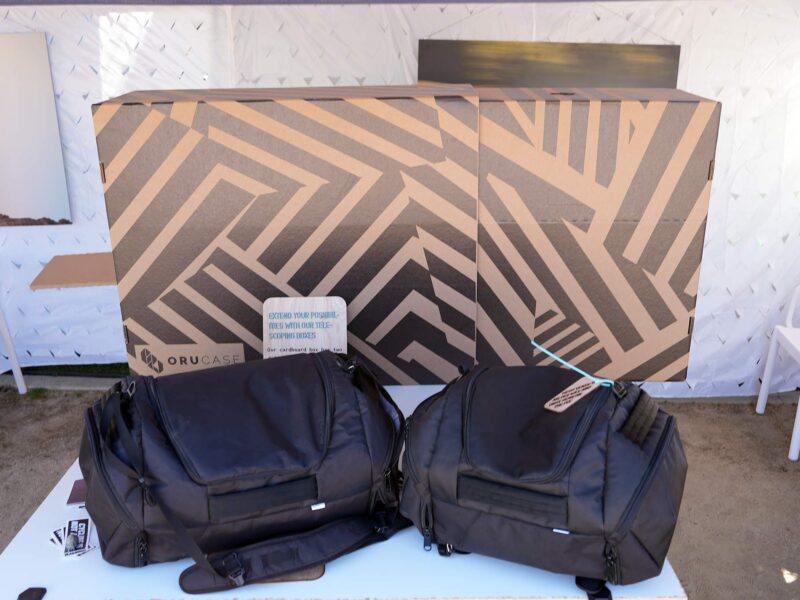 orucase adjustable size cardboard shipping box for bicycles
