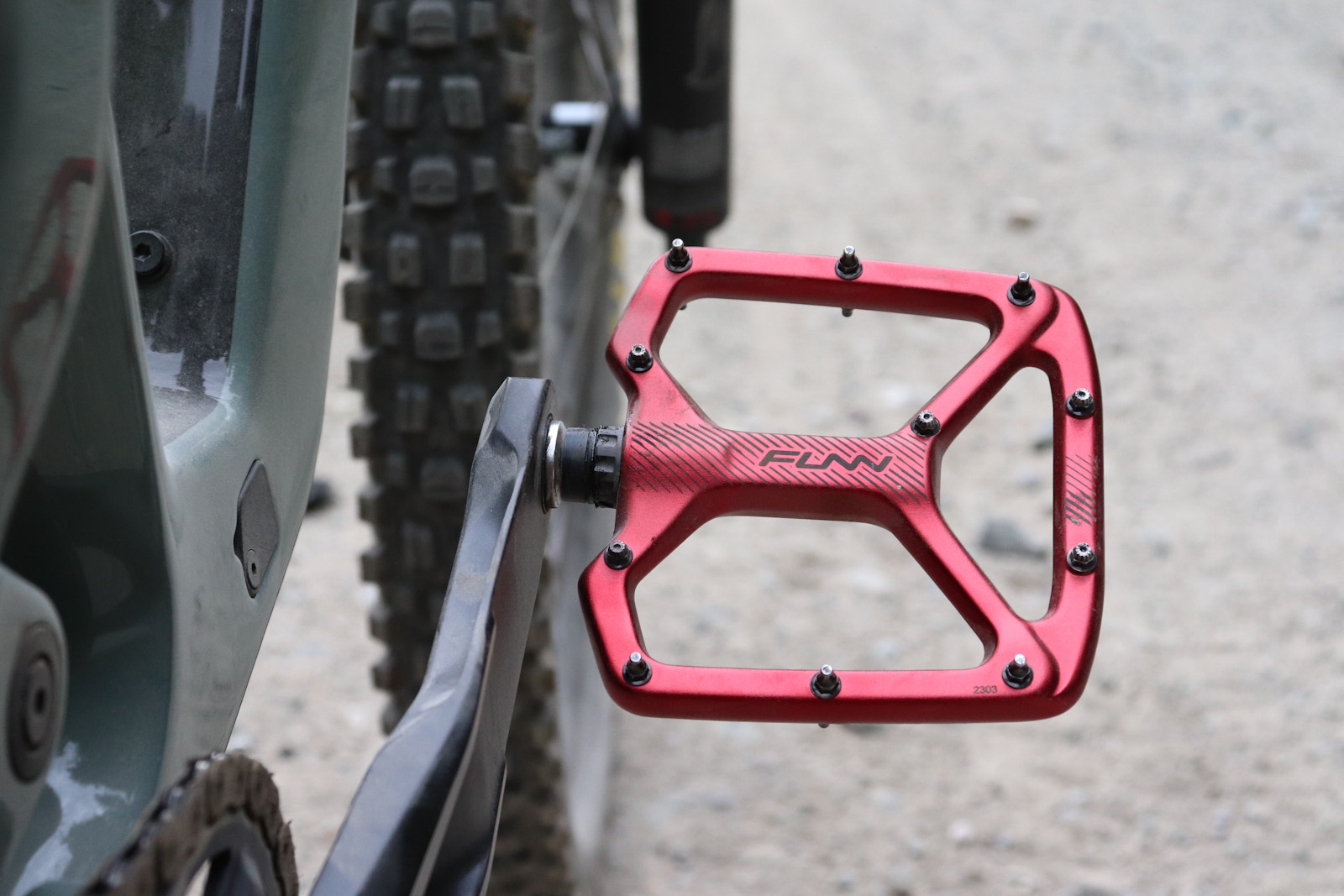 FUNN Python pedals, on bike