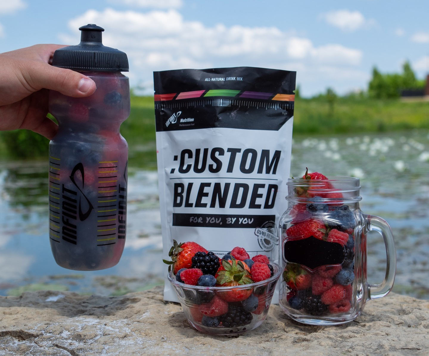 infinit nutrition berry blast sports drink flavor