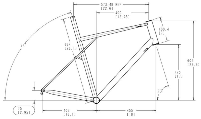 Albatross Bikes Road bike Geometry