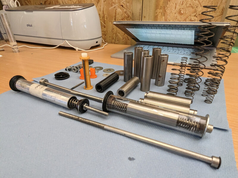 rimpact tuned mass damper internals prototyping components