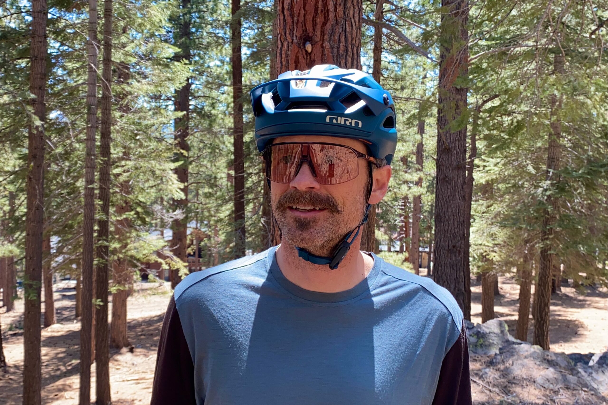 Julbo Density cycling sunglasses action shot