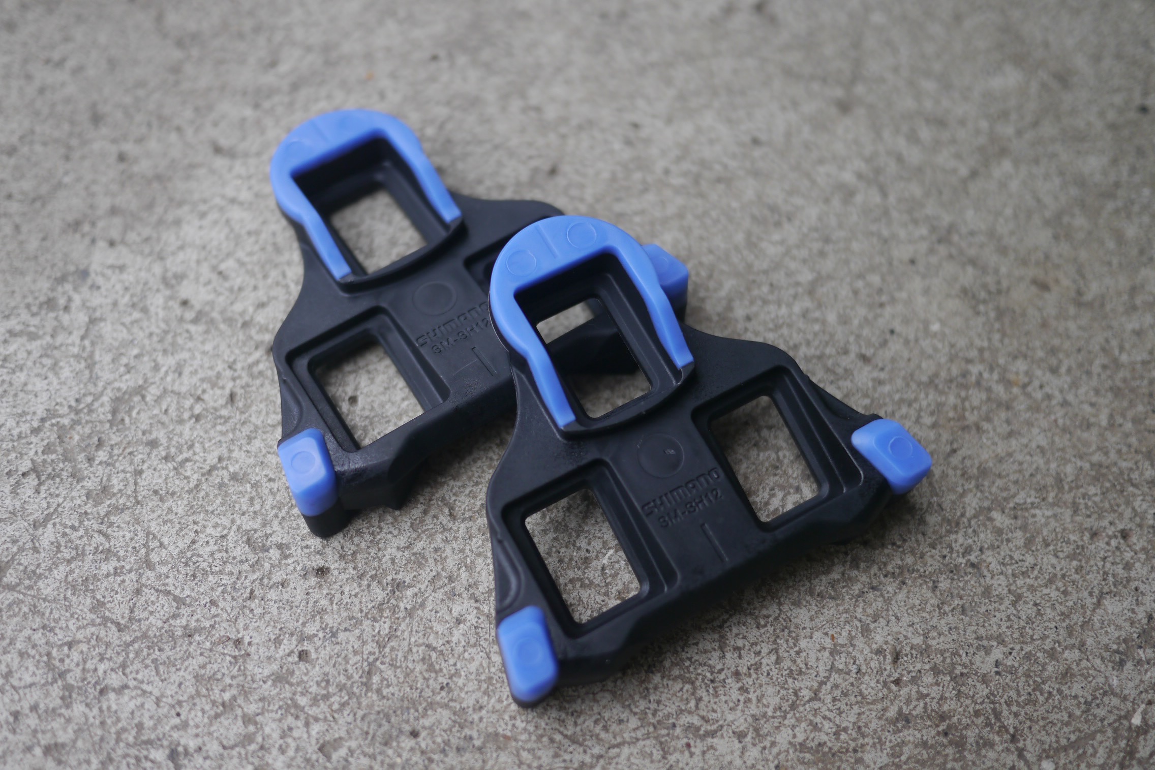 Shimano Blue cleats with 2 degrees of float
