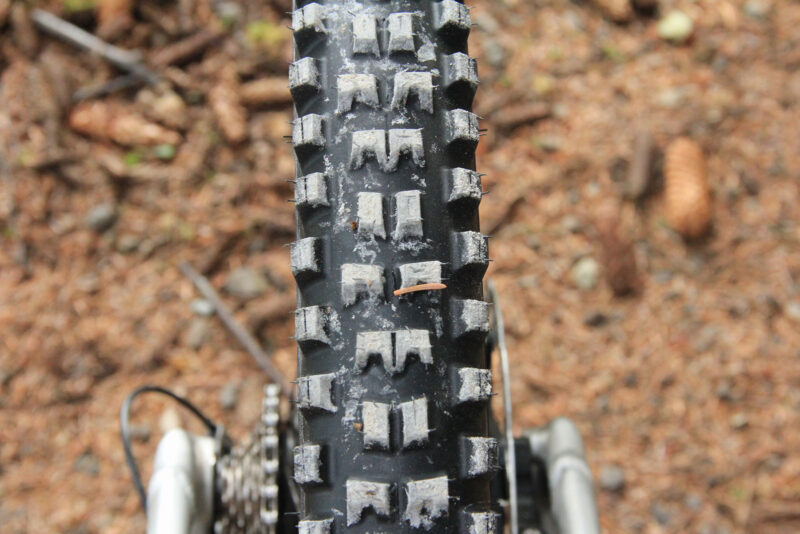 mondraker dh bike brook macdonald michelin dh16 prototype tread pattern