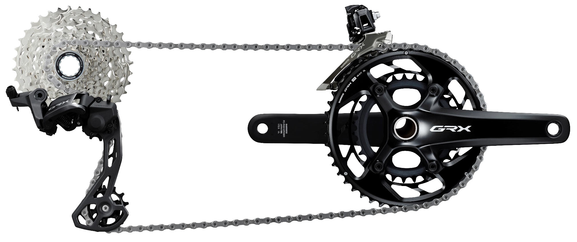 shimano GRX gravel group 2x12 drivetrain