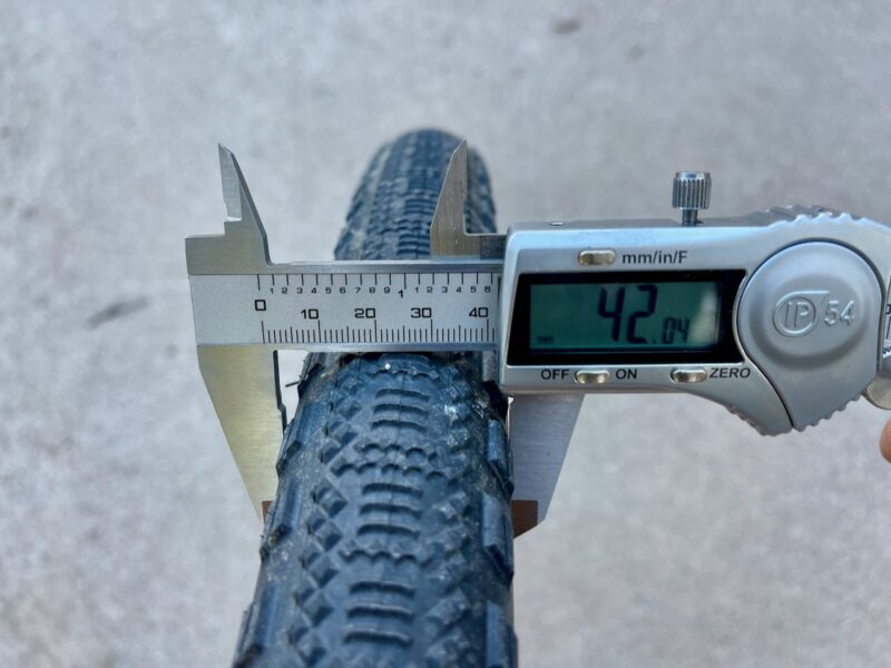 Maxxis Reaver measured