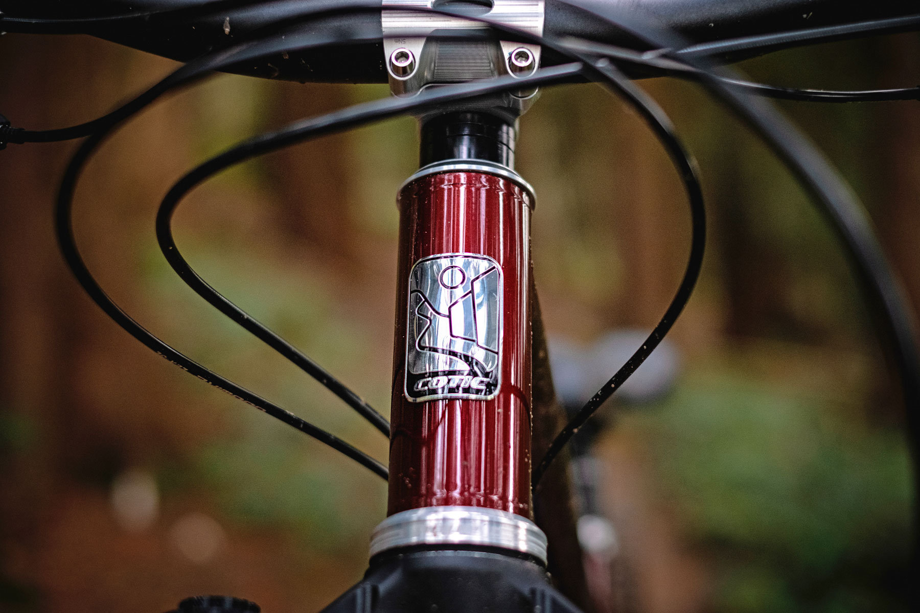 2023 Cotic Jeht v2 steel and alloy 140mm trail mountain bike brings subtle evolution updates, headtube & front triangle made-in-UK
