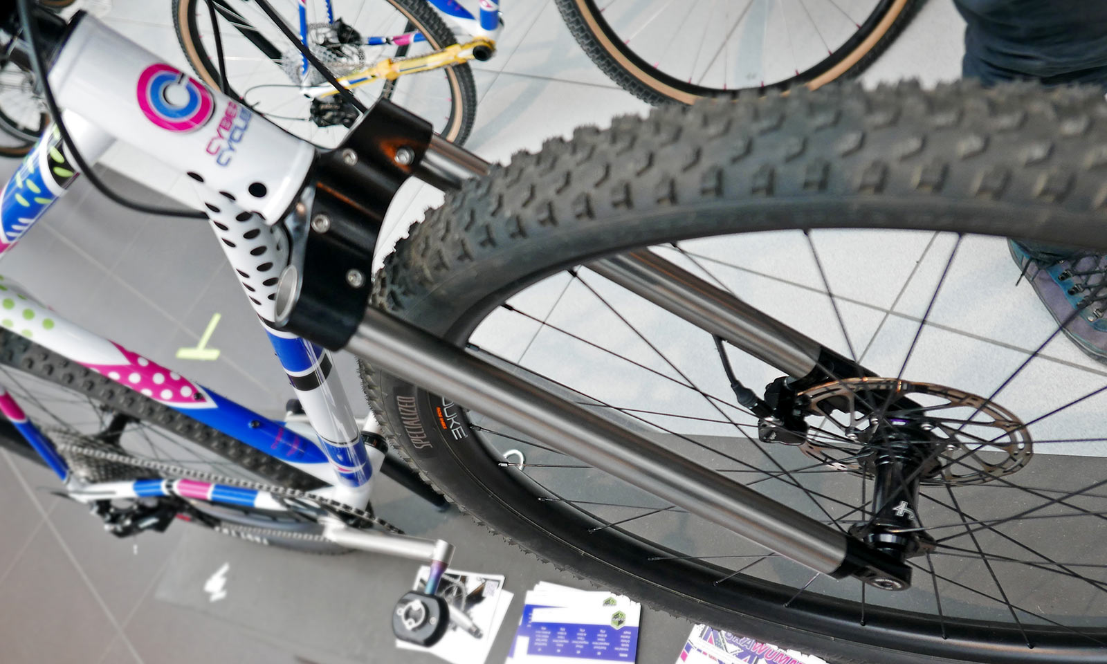 Cyber Cycles Cross Blade fork, gravel and XC mountain bike fork with modular legs