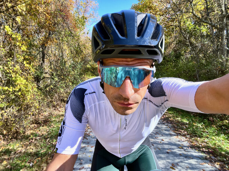 Fox Frame Pro Helmet Review front riding