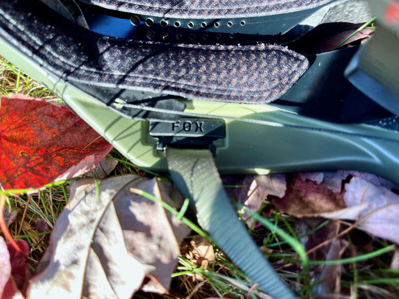 Fox Frame Pro Helmet Review pop of logo