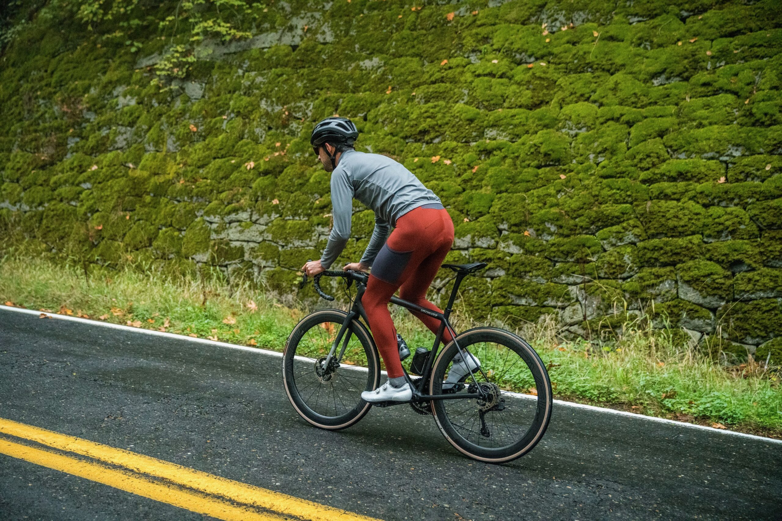 Riding in the Ornot Thermal Cargo Bib Tight