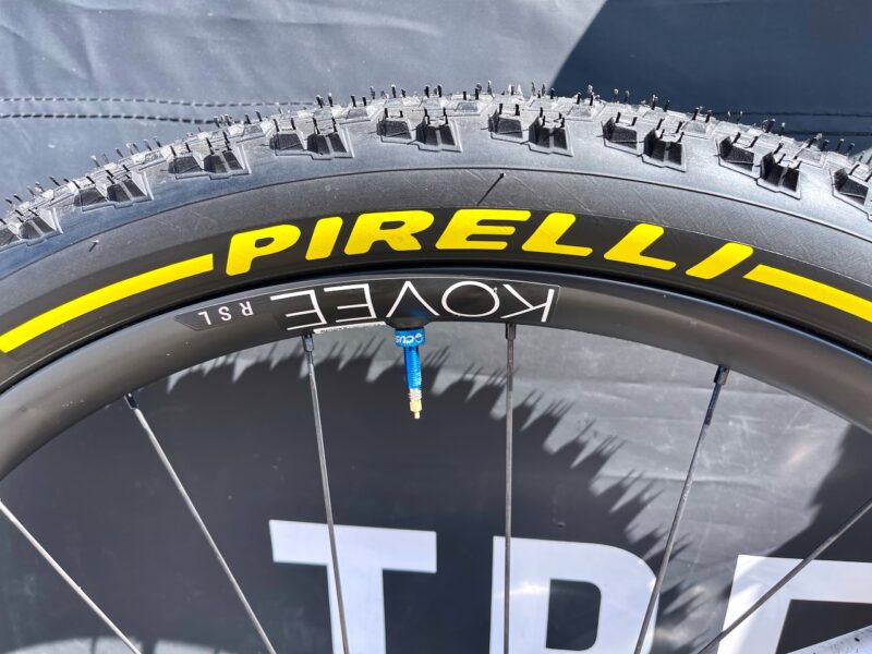Pro Bike Check Evie Richards Trek SuperCaliber tires