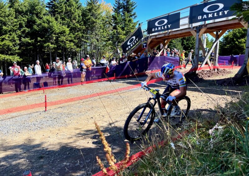 Pro Bike Check Evie Richards Trek SuperCaliber to the finish