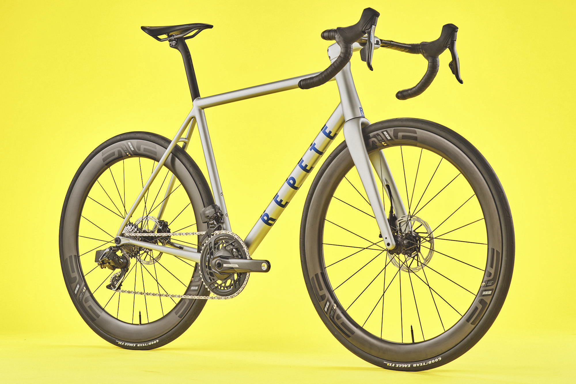 Repete R3 Reason fully integrated handmade modern steel road bike,Bespoked studio photo by Adam Gasson