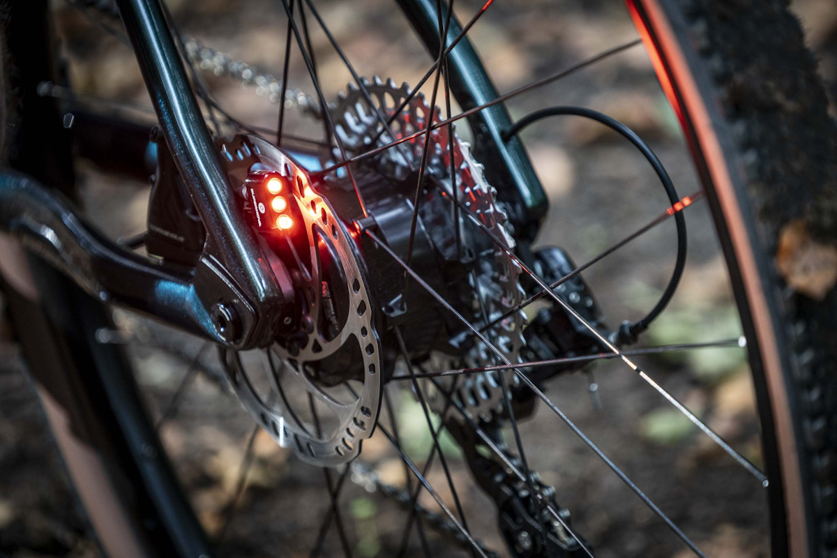 Desiknio X20 Gravel, rear light