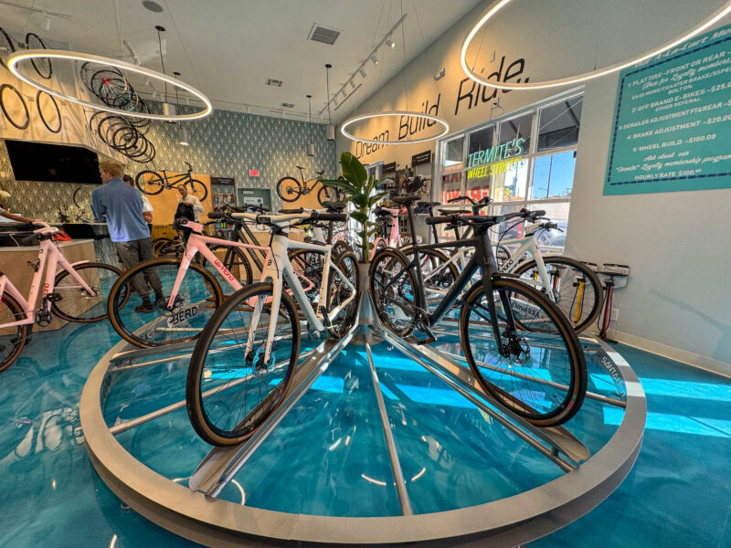 Inside Wheel Stree bike shop