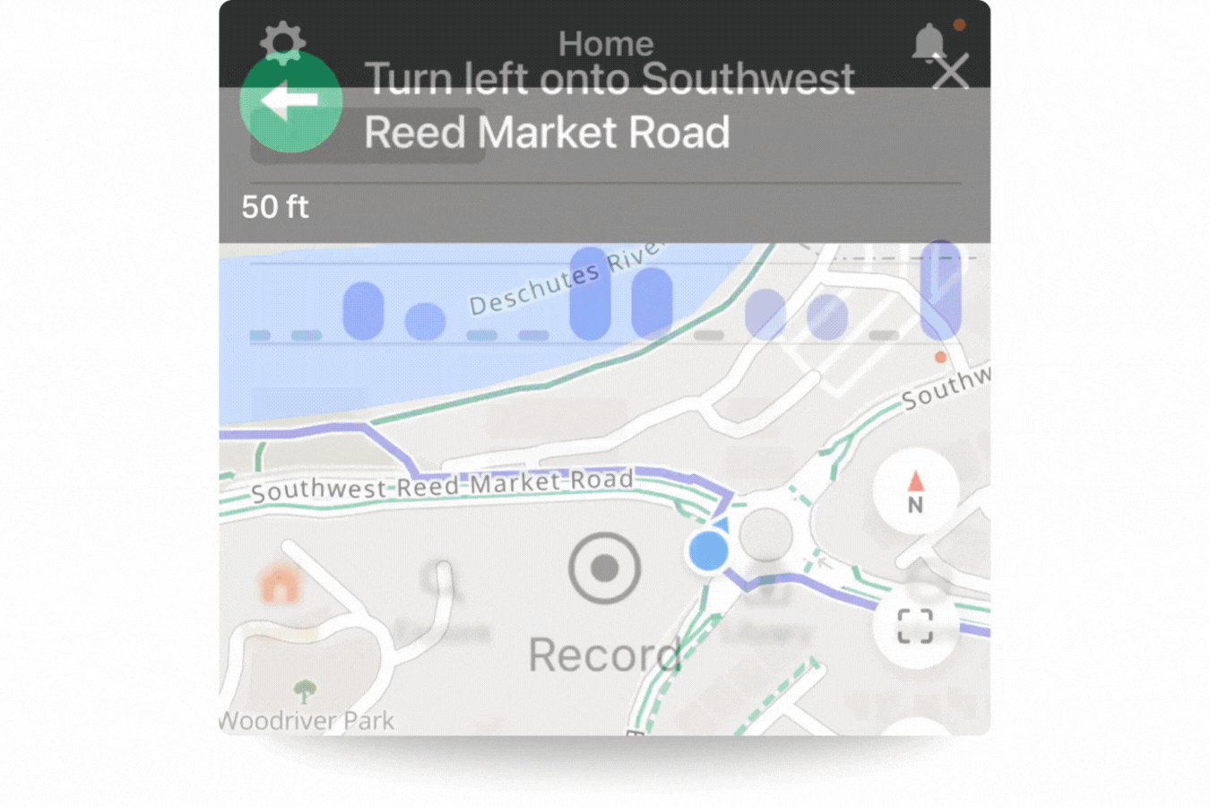 Ride With GPS Quick Nav