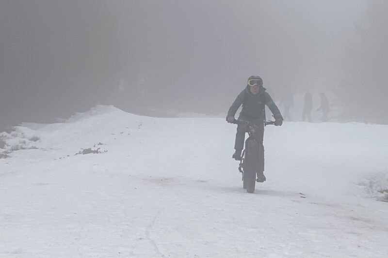 Borealis Crestone fatbike Review: benchmark lightweight carbon fat bike long-term test, misty mountain