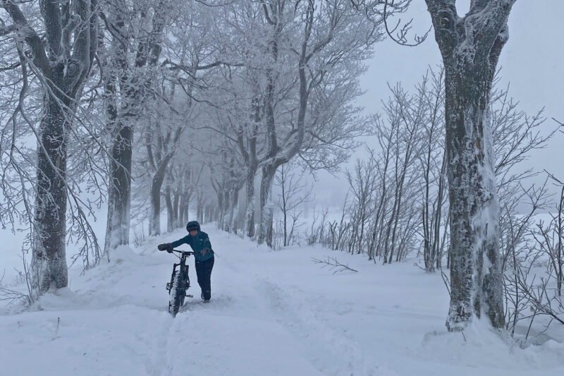 Borealis Crestone fatbike Review, sometimes hike-a-bike
